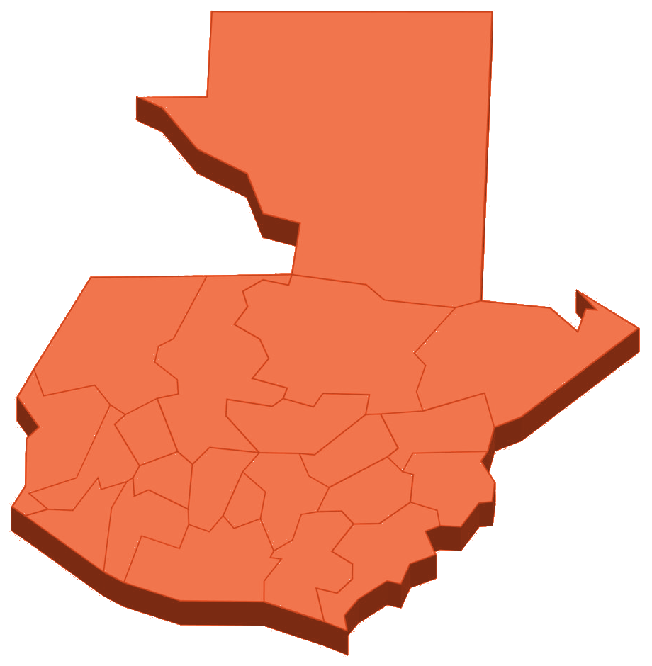 Mapa de Guatemala — red de puntos de recogida Lovendo